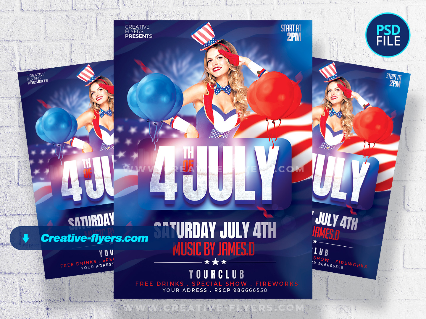 Flyer to celebrate Independence Day