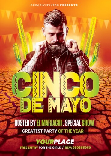 Mexican Party Flyer Template