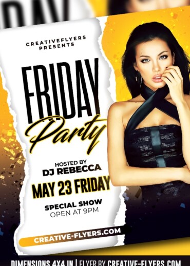 Night Club Flyer PSD