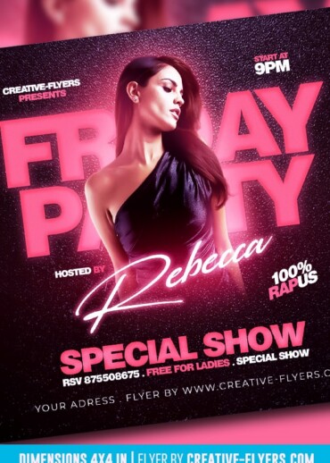 Nightclub flyer to download