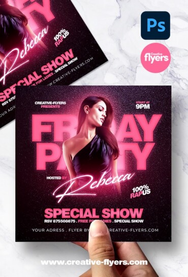 Nightclub flyer to download