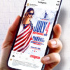 Stylish July 4 Visual