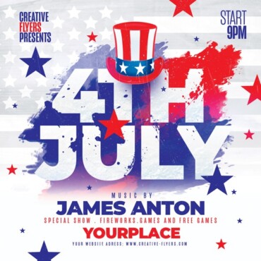 4 july flyer PSD