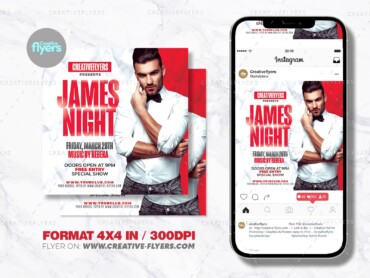 Dj Party Flyer PSD (3) Dj Party Flyer template for Photoshop