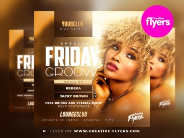 Groove Party Flyer template