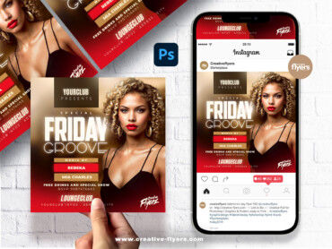 Friday Groove Party Flyer (3) Groove Party Flyer