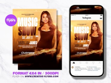 Nightclub Flyer for photoshop (7) Nightclub Flyer for photoshop