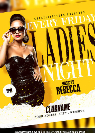 Classy Ladies Night Flyer