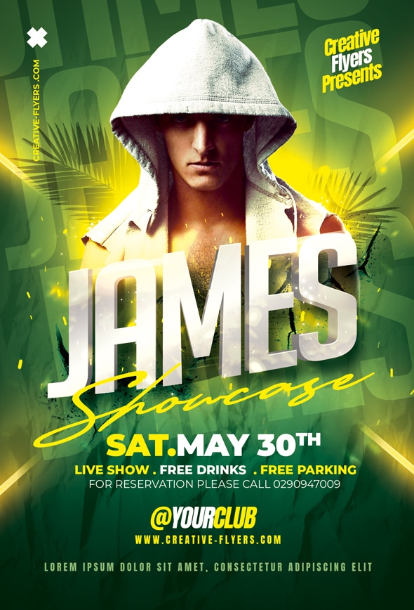 Party flyer template