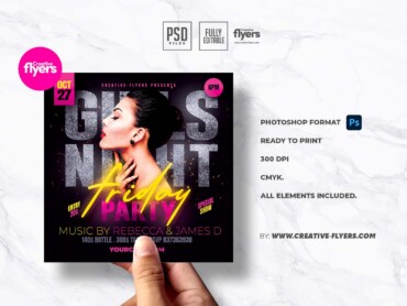 Nightclub Party Flyer Design (3) Nightclub Flyer Design