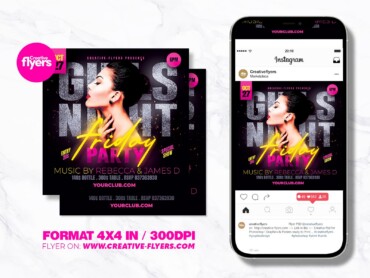 Nightclub Party Flyer Design (4) Nightclub Flyer Design