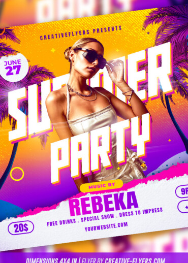 Summer Party flyer