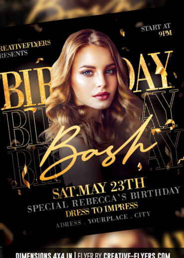 Birthday Bash Flyer