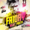 Friday Night Party Flyer Design