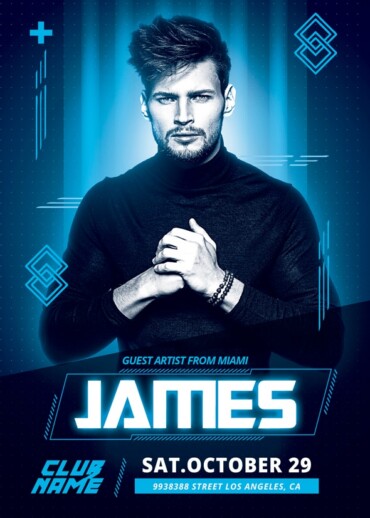 DJ Artist Event Flyer Template
