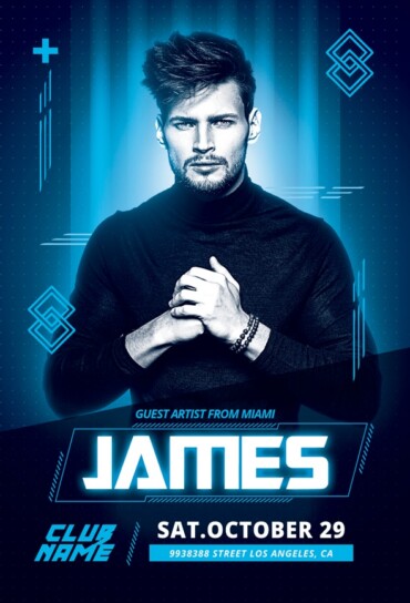 DJ Artist Event Flyer Template