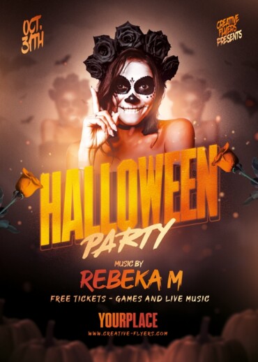 Halloween Poster PSD