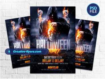 Halloween Party Design PSD (2) Halloween Party Design