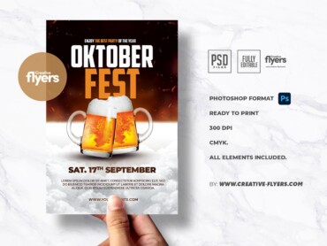 OktoberFest Flyer PSD (3) OktoberFest Flyer PSD