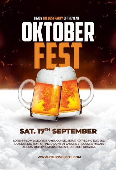 OktoberFest Flyer PSD