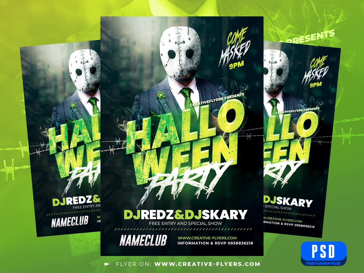 Halloween Party Flyer Halloween Party Flyer