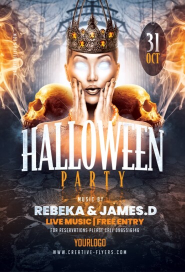 Haunted Halloween Flyer