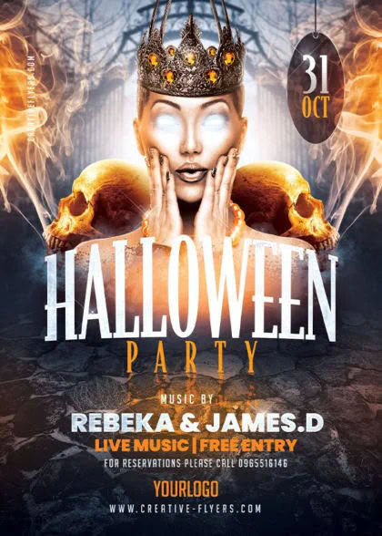 Haunted Halloween Flyer