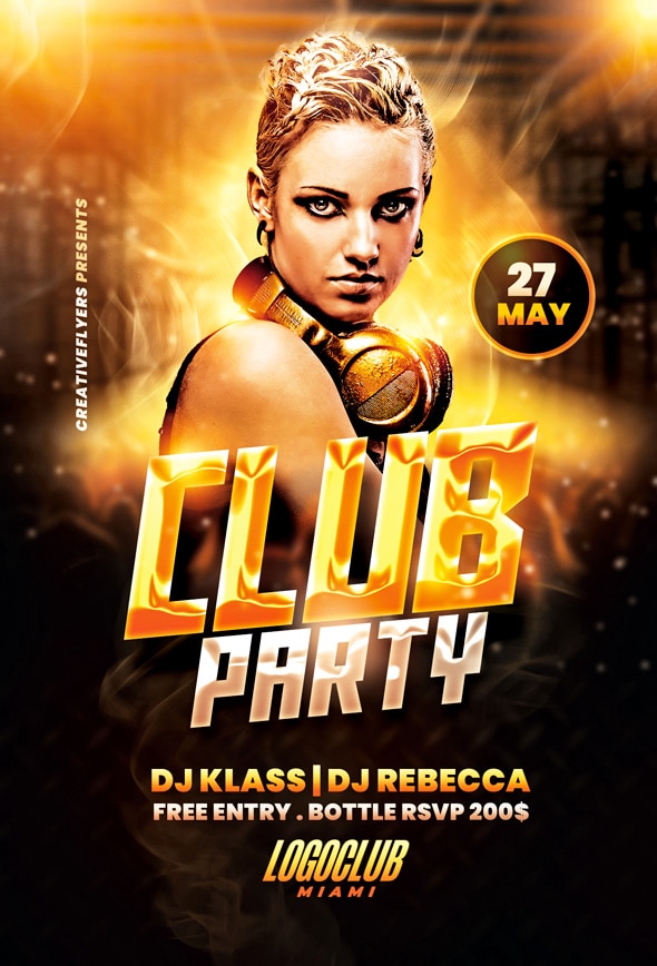 Club Party flyer