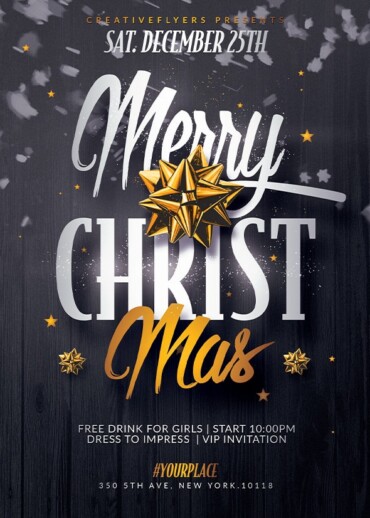 Customizable Christmas Flyer Template