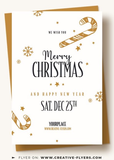 Elegant Christmas Greeting Card