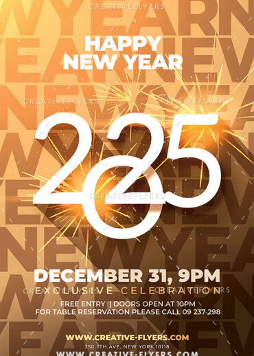 Elegant New year Flyer