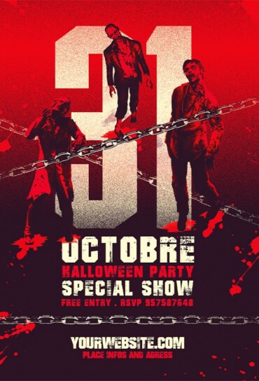 Retro Zombies Poster