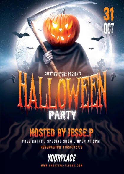 Halloween Flyer Design