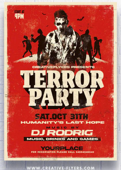 Terror Party poster