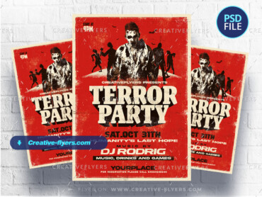 Terror Party Flyer-2 Terror Party poster