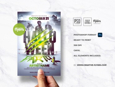 Zombie Flyer Template