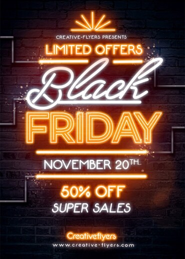 Black Friday Flyer template