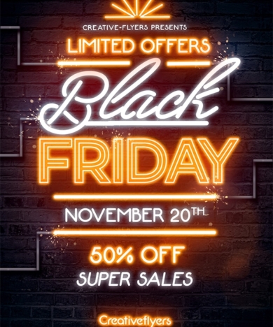 Black Friday Flyer template