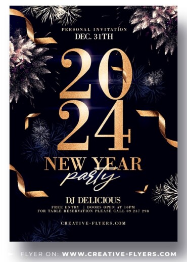 New Year's Eve Flyer PSD