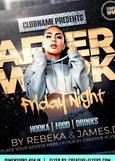 Party flyer for Bar and Nightclub