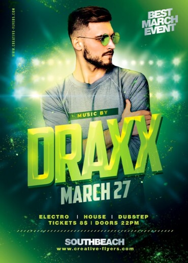 Club Flyer Design for Artist