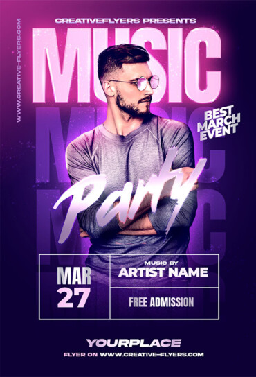 Club Music Party Flyer
