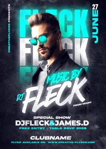 Flyer Design for DJ party
