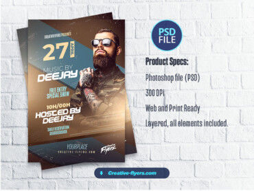 Dj Party Flyer Design (3)