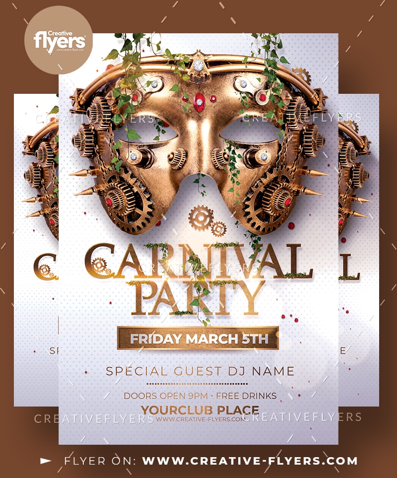 Carnival Flyer Template to Print