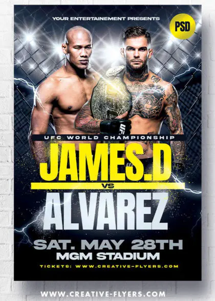 Fight Sport Poster Template