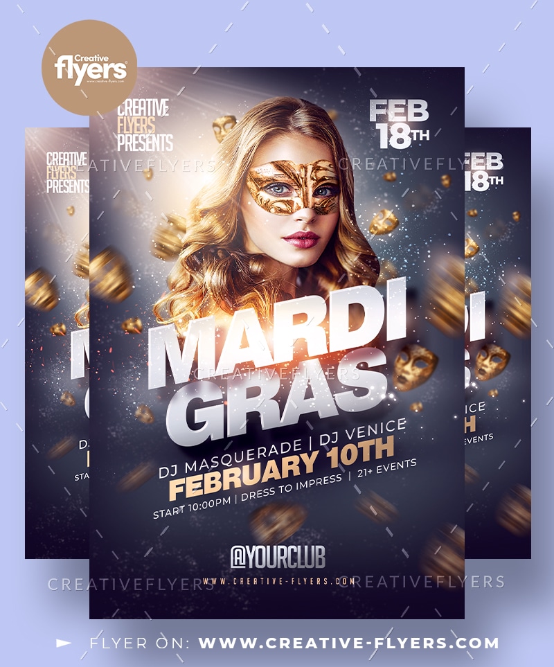 Mardi-Gras-party-club-flyer-to-edit Mardi Gras party club flyer to edit