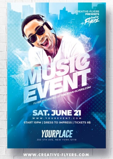 Music Event Flyer Template