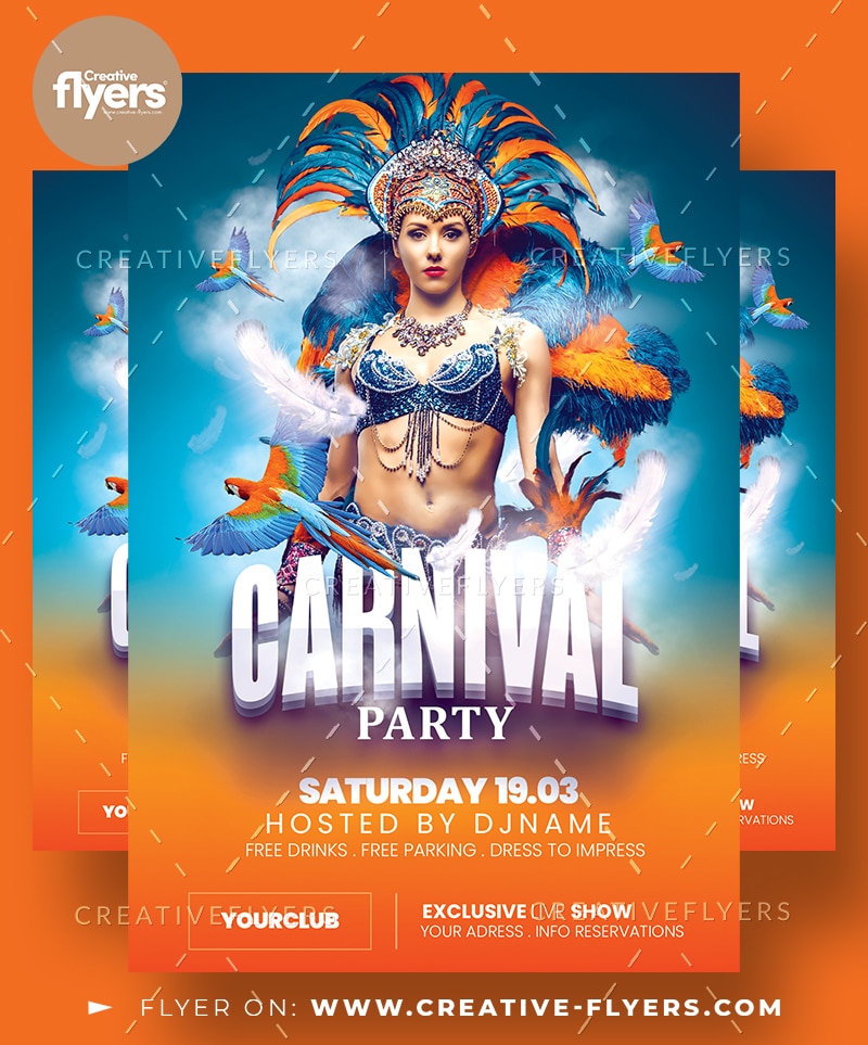 Printable-Mardi-Gras-Party-Flyer Printable Mardi Gras Party Flyer