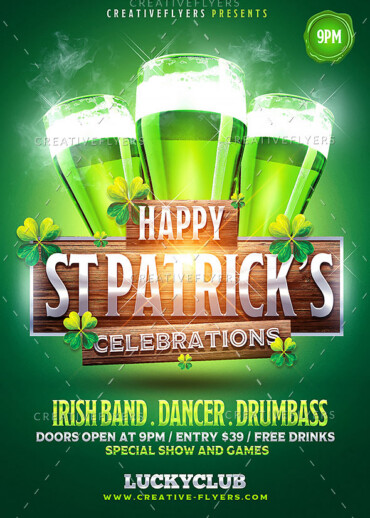 Saint Patrick's Day Celebration Flyer